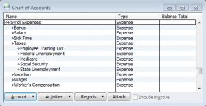 coa payroll.